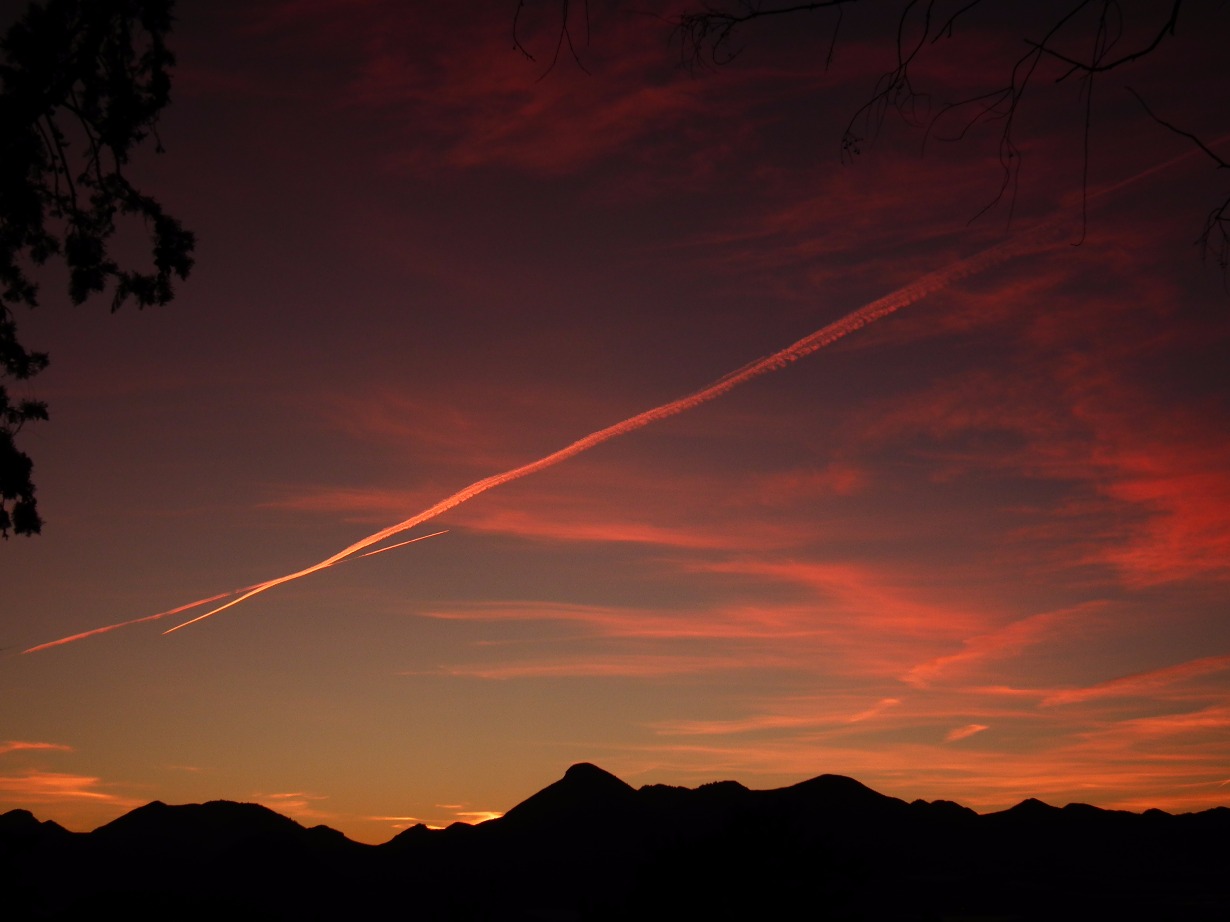 Sunset Chemtrails