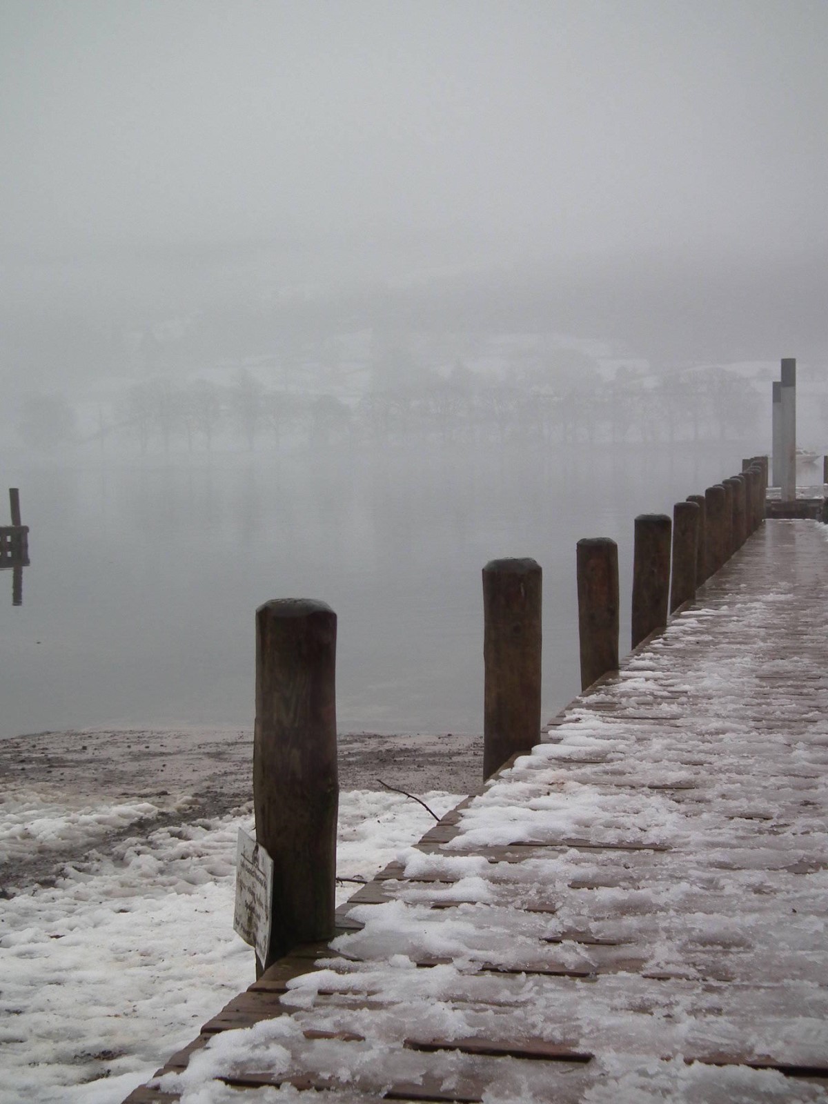 Snowy Boardwalk
