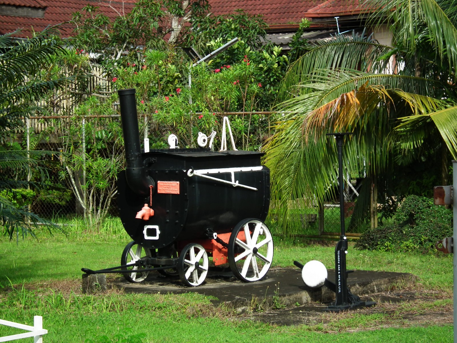 Old train engine