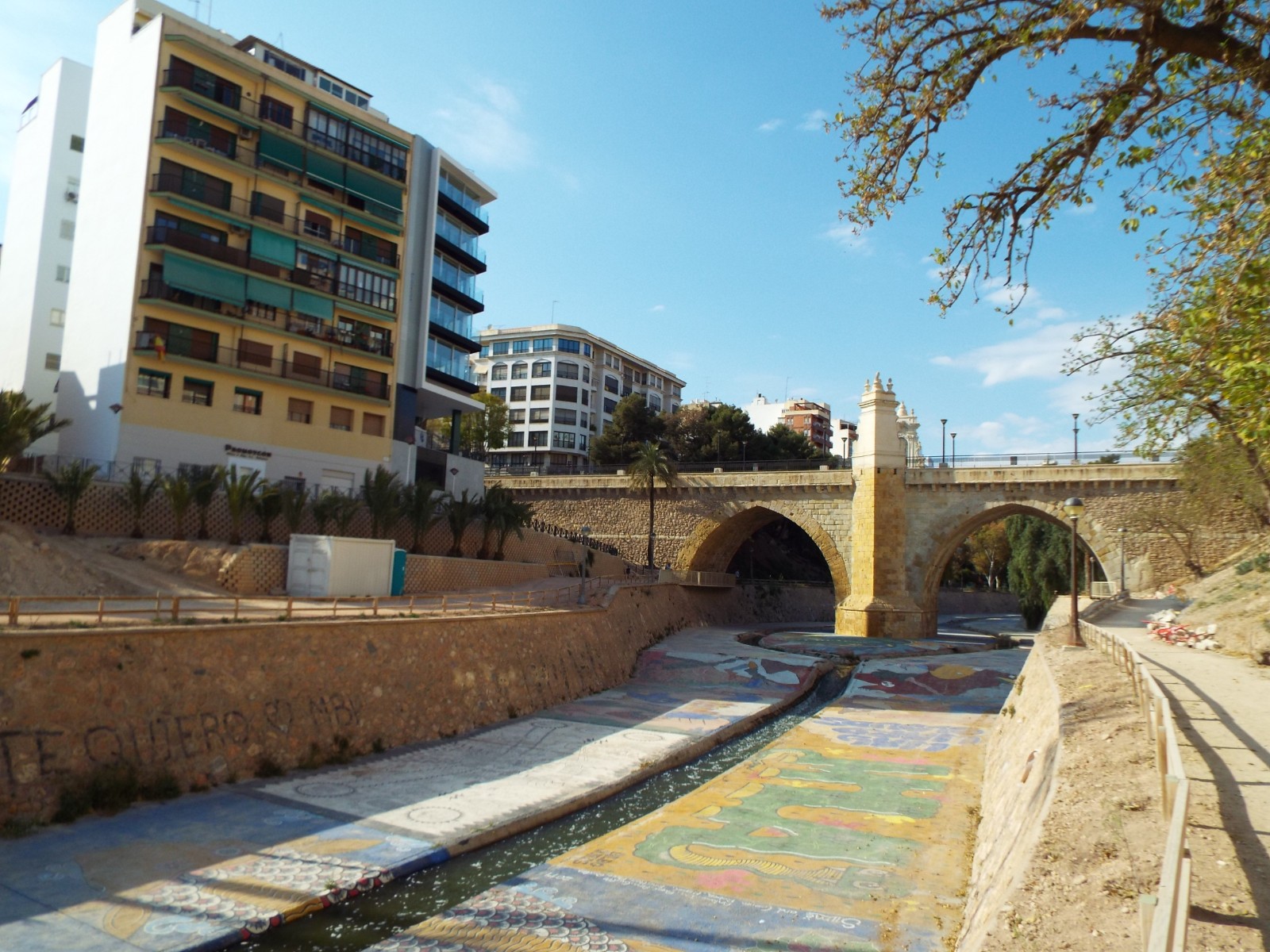 Dry Vinalopo river bed