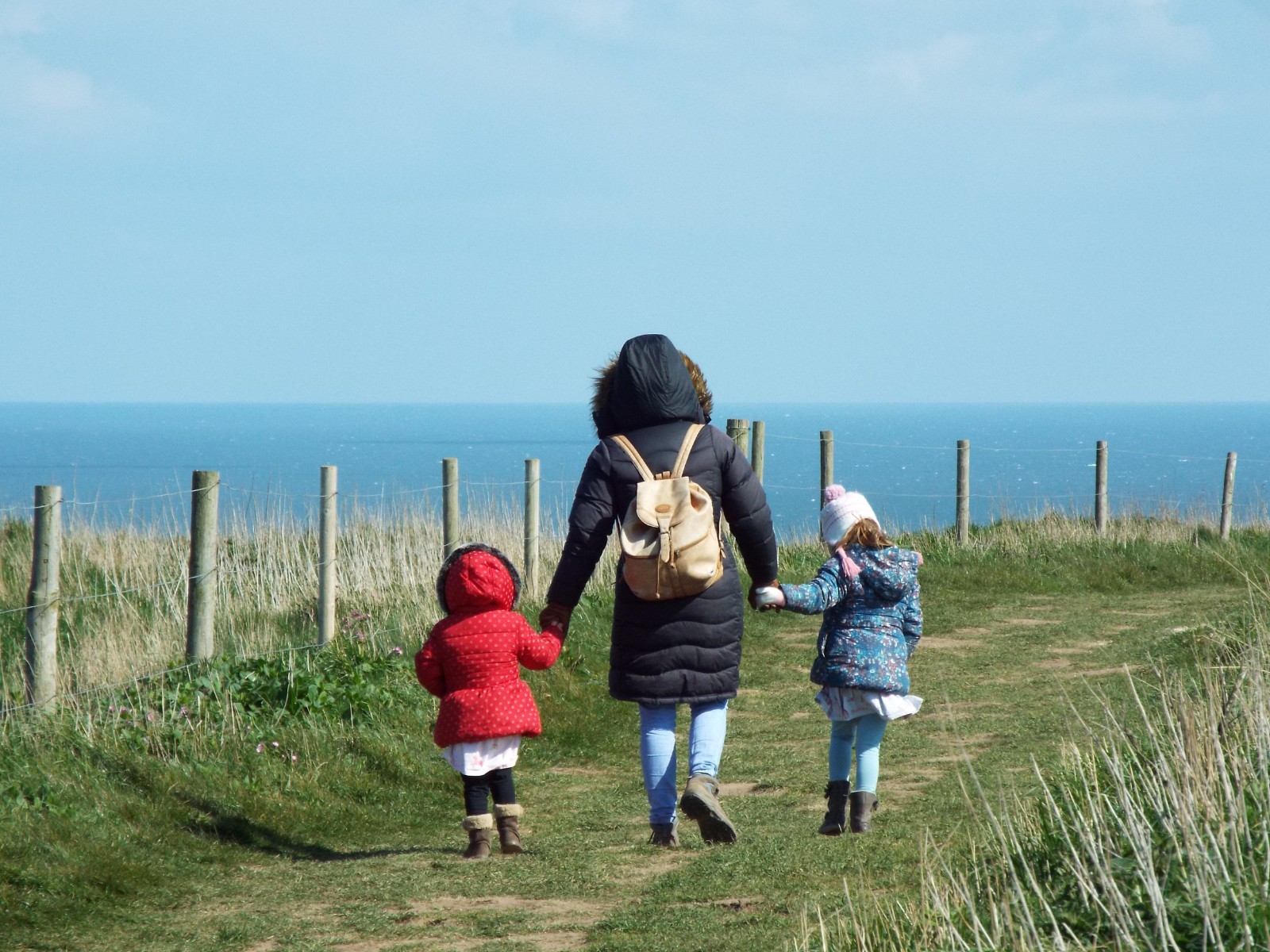 Walking with mummy
