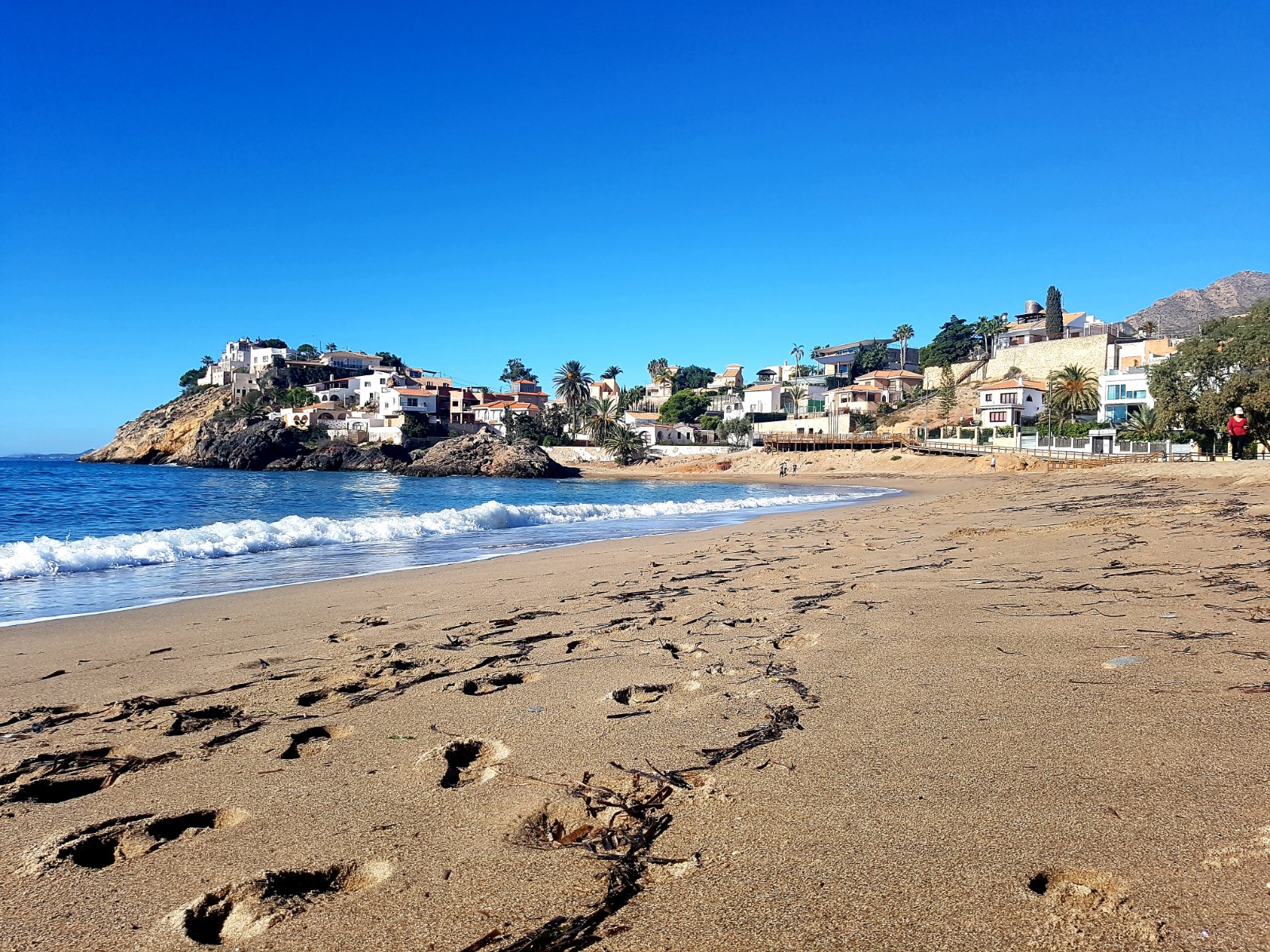 Footprints in the sand