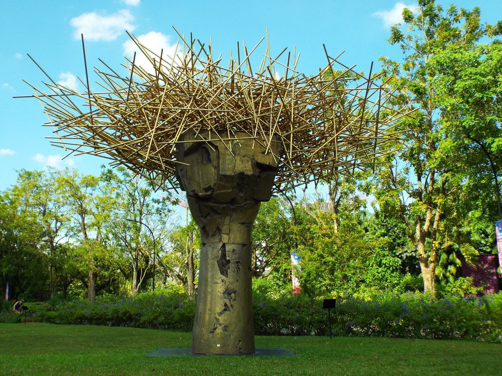 Tree of golden leaves
